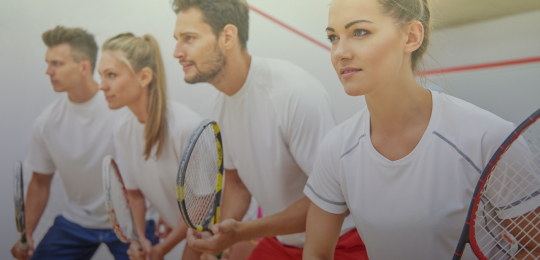 People Getting Ready To Play Tennis